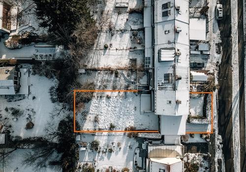 Grundstück Luftaufnahme