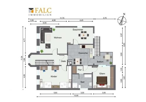Grundriss 1. Obergeschoss