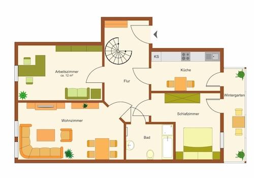 Grundriss untere Ebene