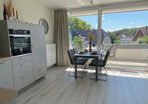 Essbereich mit Aussicht