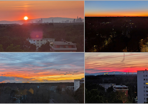 wunderschöne Aussicht vom Balk