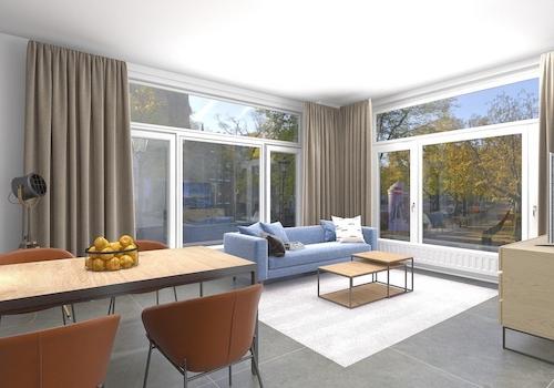 Gestaltbare Fensterfront