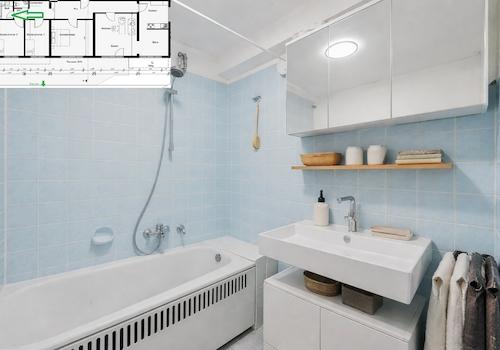 Tageslichtbad mit Fenster