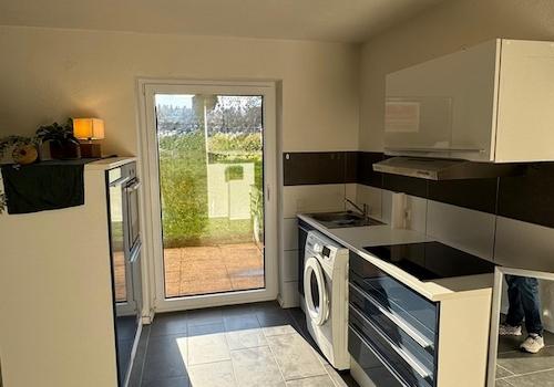 Intakte Küche+Zugang Terrasse