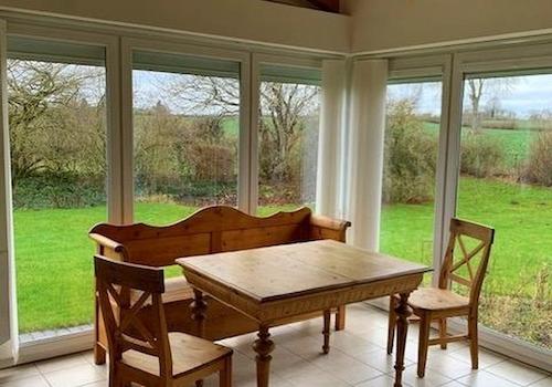 Kaminzimmer mit Gartenblick EG