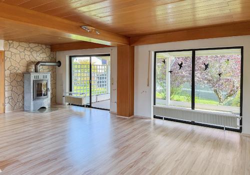 Schöner Blick in den Garten