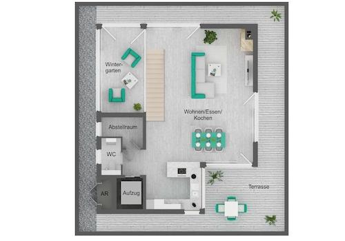 Grundriss - 2. Ebene