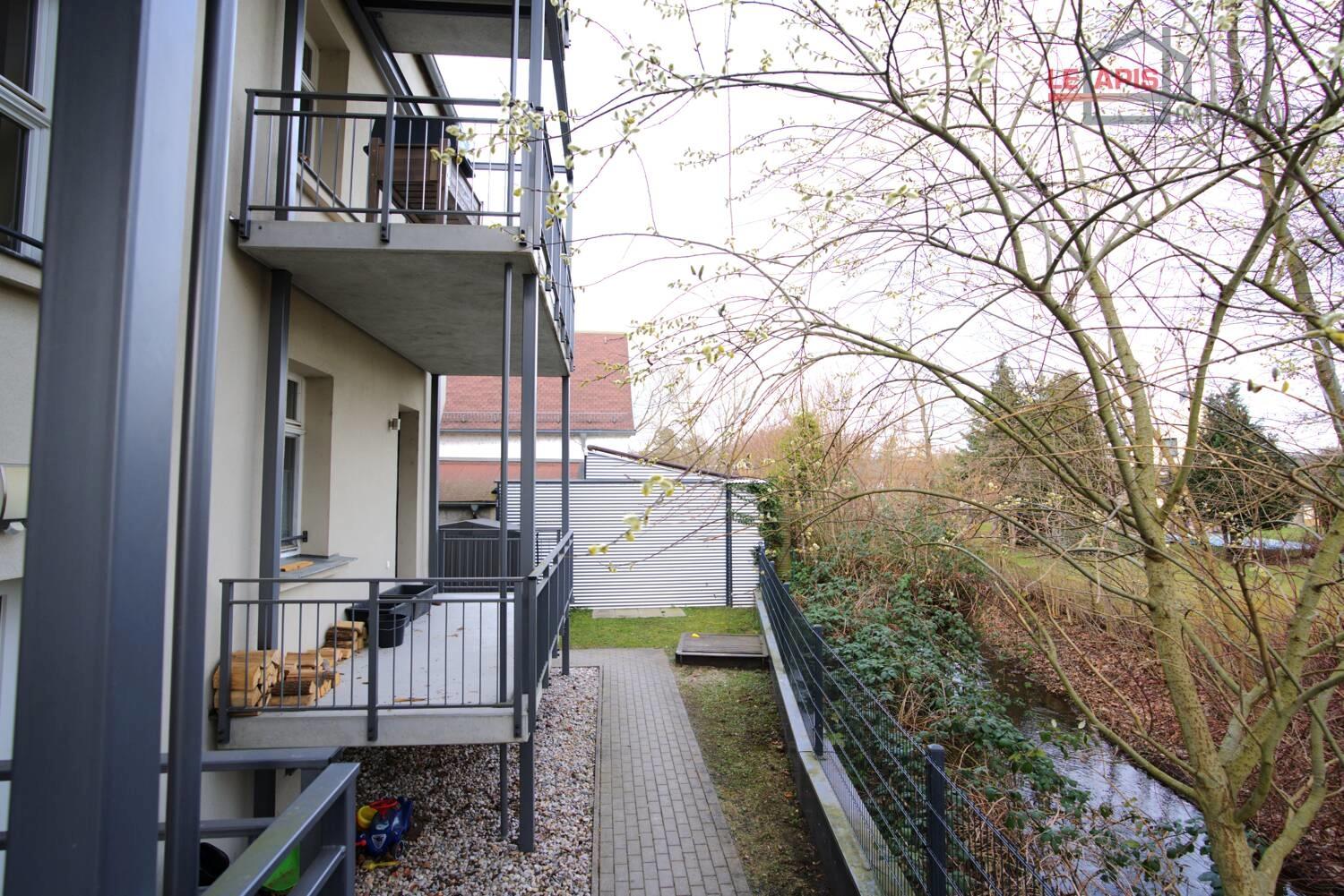 Aussicht Balkon Küche zum 2. Balkon Schlafzimmer 2
