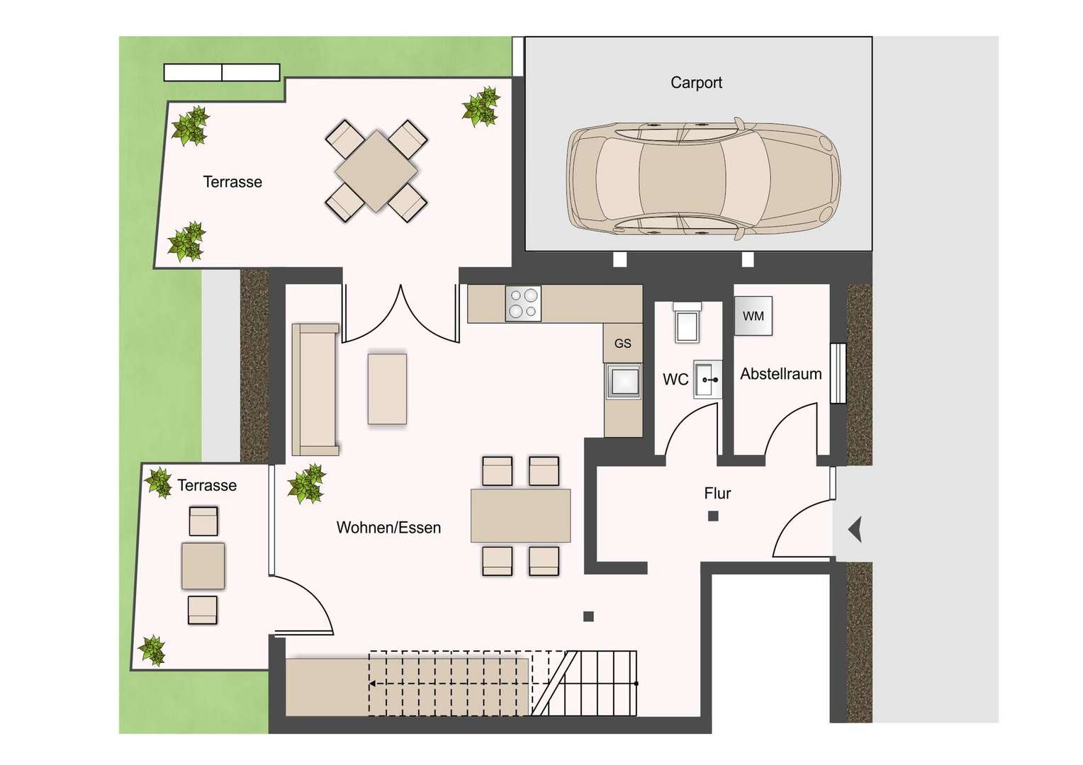 Grundriss - Erdgeschoss