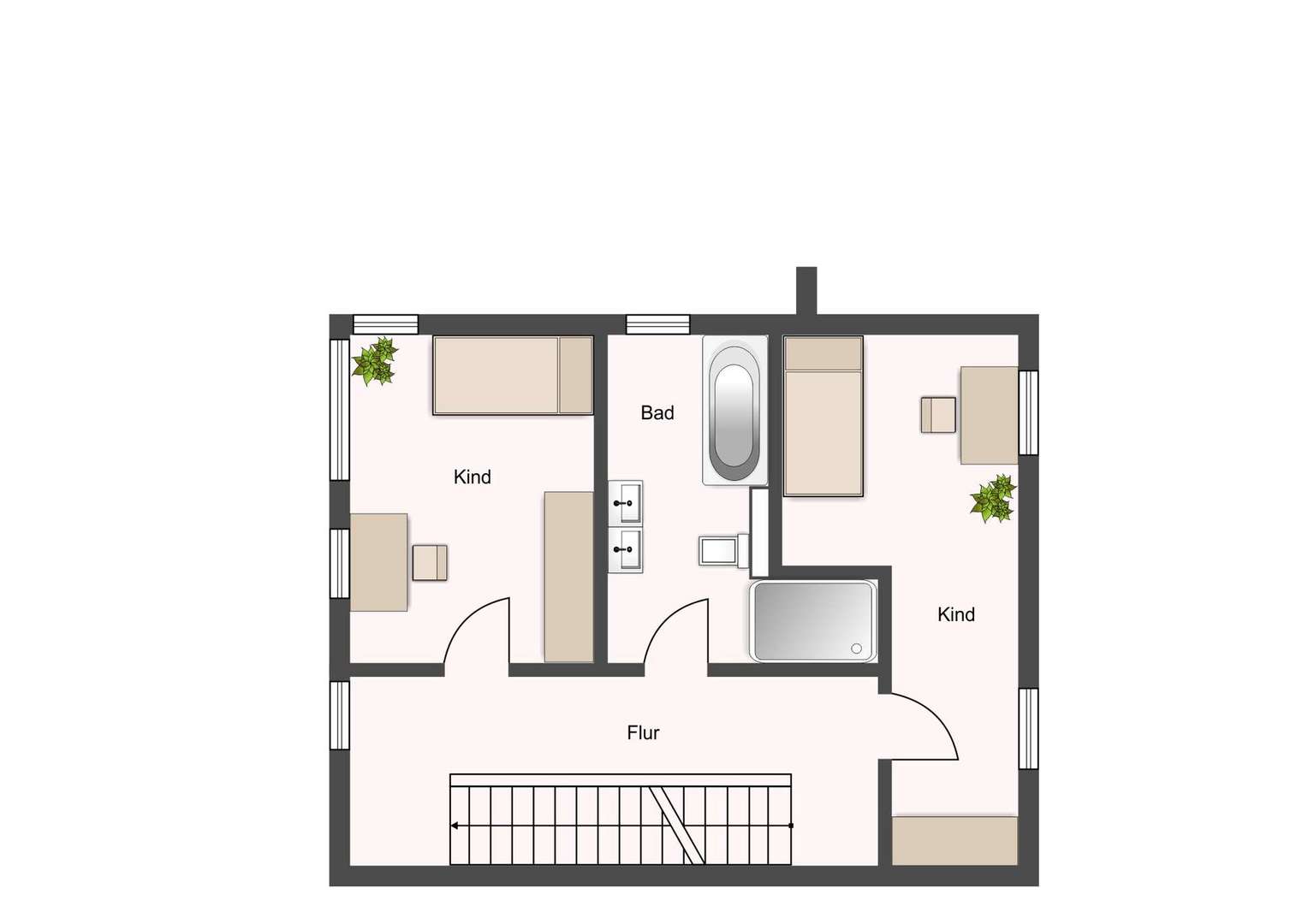 Grundriss - Obergeschoss