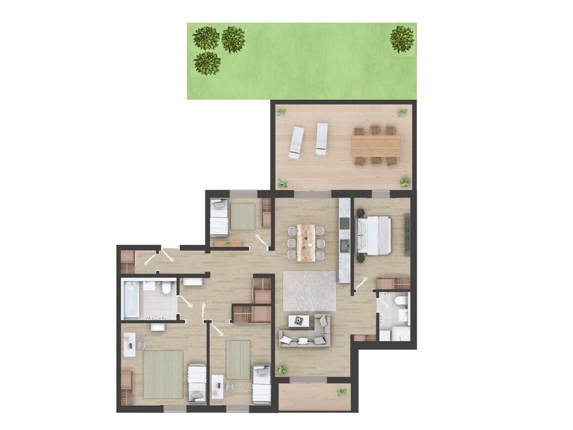 Grundriss - ca. 146 m² Wfl. 
