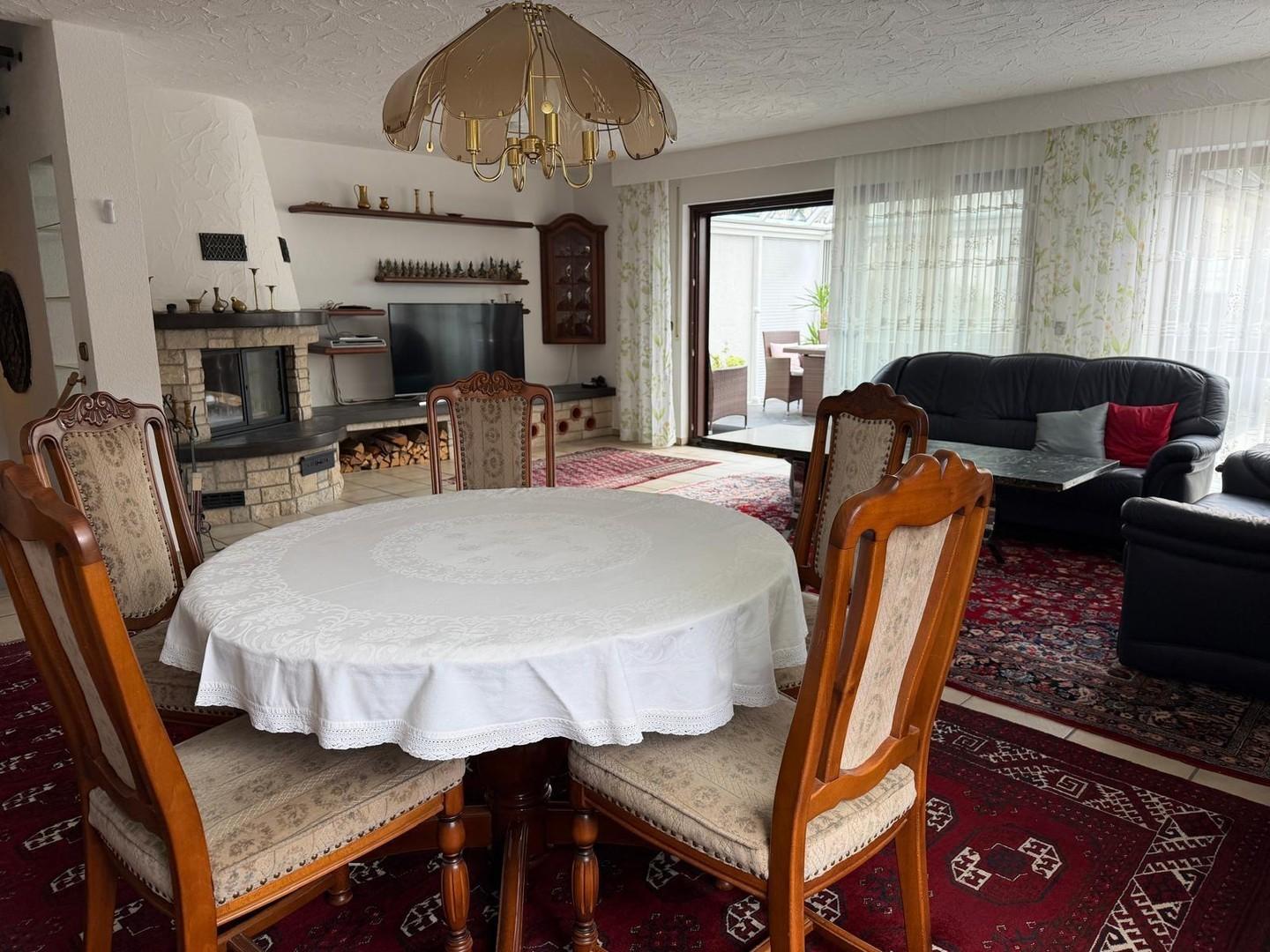 open-plan living and dining 