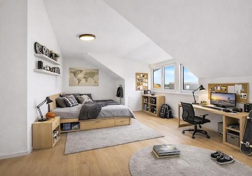 Schlafzimmer 2 DG visualisiert