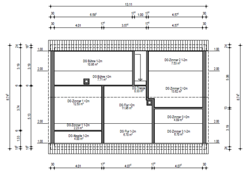 Grundriss Dachgeschoss
