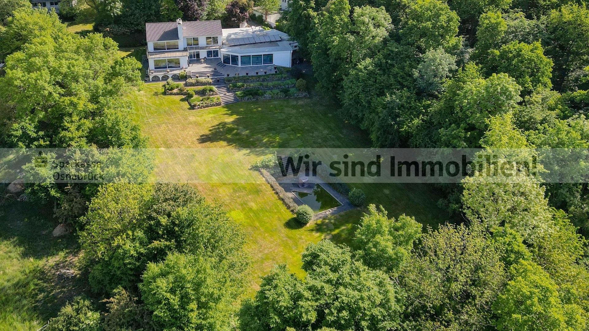 Drohnenaufnahme Grundstück