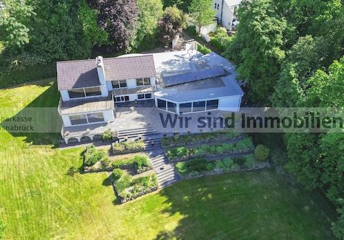 Drohnenansicht Villa