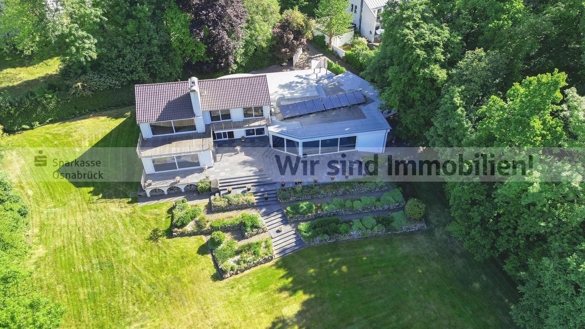 Drohnenansicht Villa