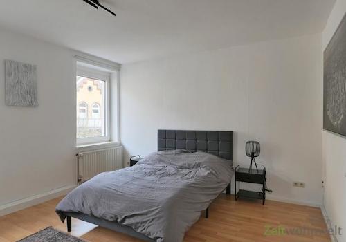 Blick ins Schlafzimmer