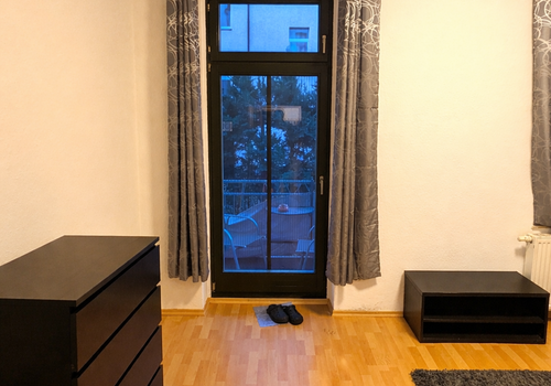 Schlafzimmer Balkontür