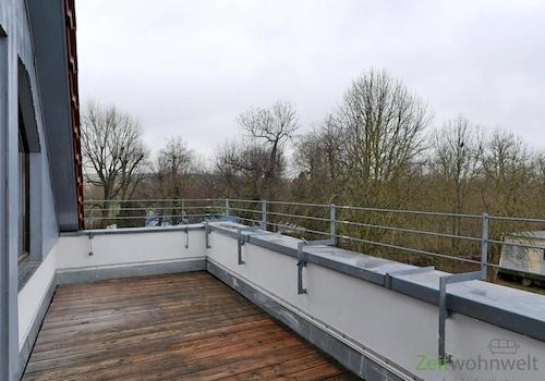 Balkonausblick im Januar