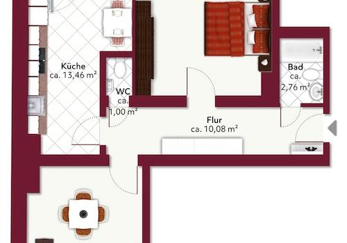 Grundriss Kirchenstr. 77