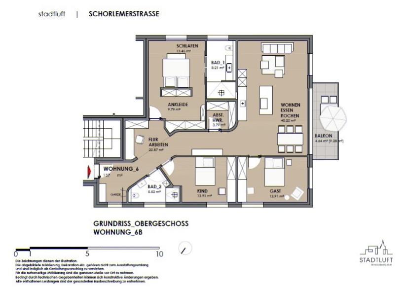 Obergeschoss Whg 6