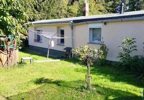 Blick auf Bungalow 1 