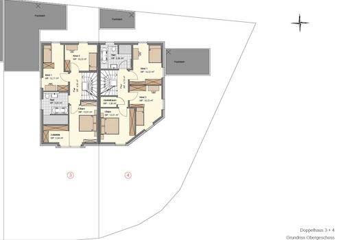 Obergeschoss Grundriss
