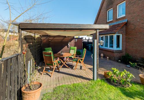 Garten/überd. Terrasse