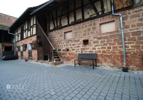 Zugang zum oberen Scheunenbereich