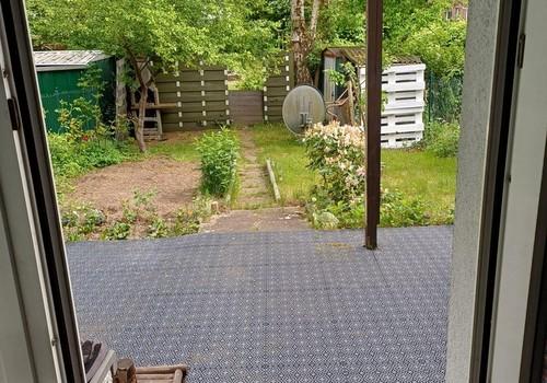 Terasse aus dem Wohnzimmer