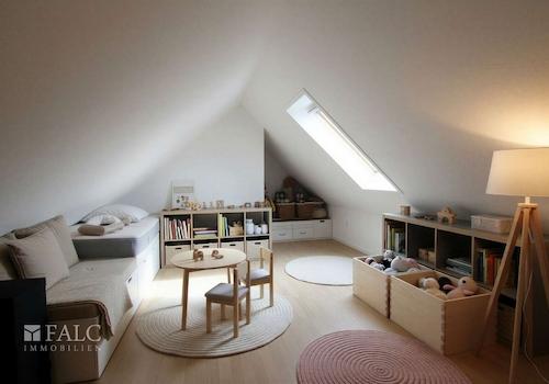 Wohnraum im Dachgeschoss