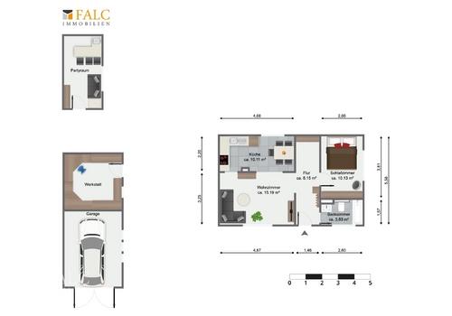 Grundriss Erdgeschoss & Nebengelass