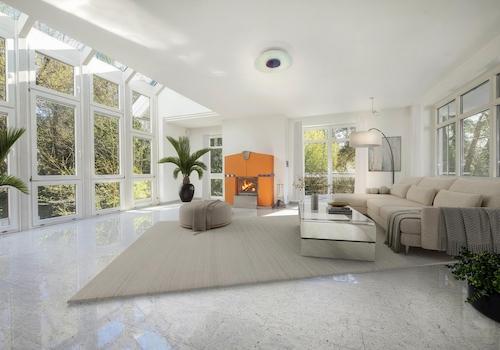 Wohnbereich virtuell möbliert