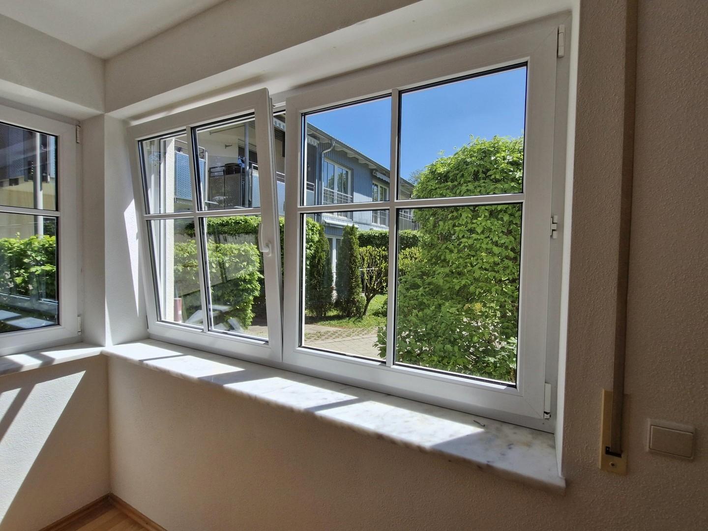 Aussicht vom Schlafzimmer