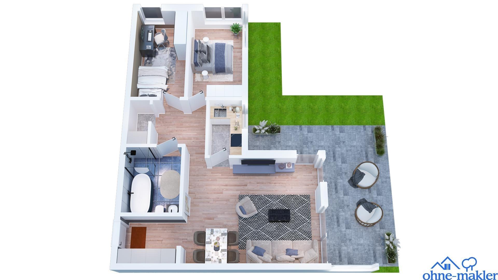 3D Einrichtungsplaner Grundris