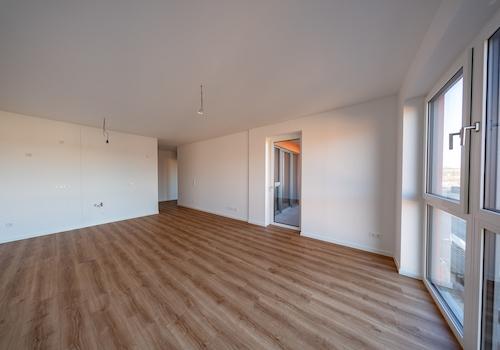 Offener Wohn- und Küchenbereich