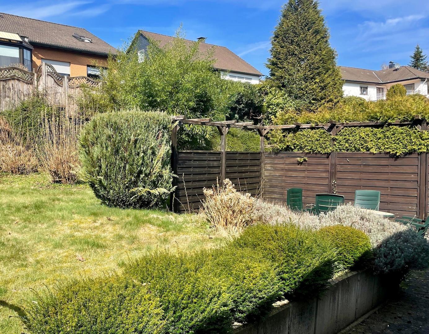 geschützter Platz im Garten