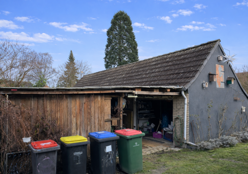 Garage Schuppen Eingang