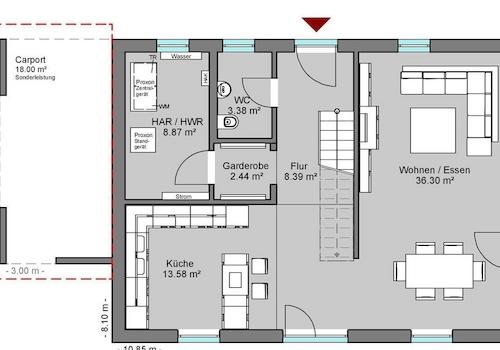EFH 141-22-190- EG-Grundriss