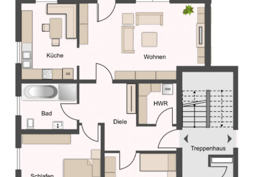 Grundriss Erdgeschoss