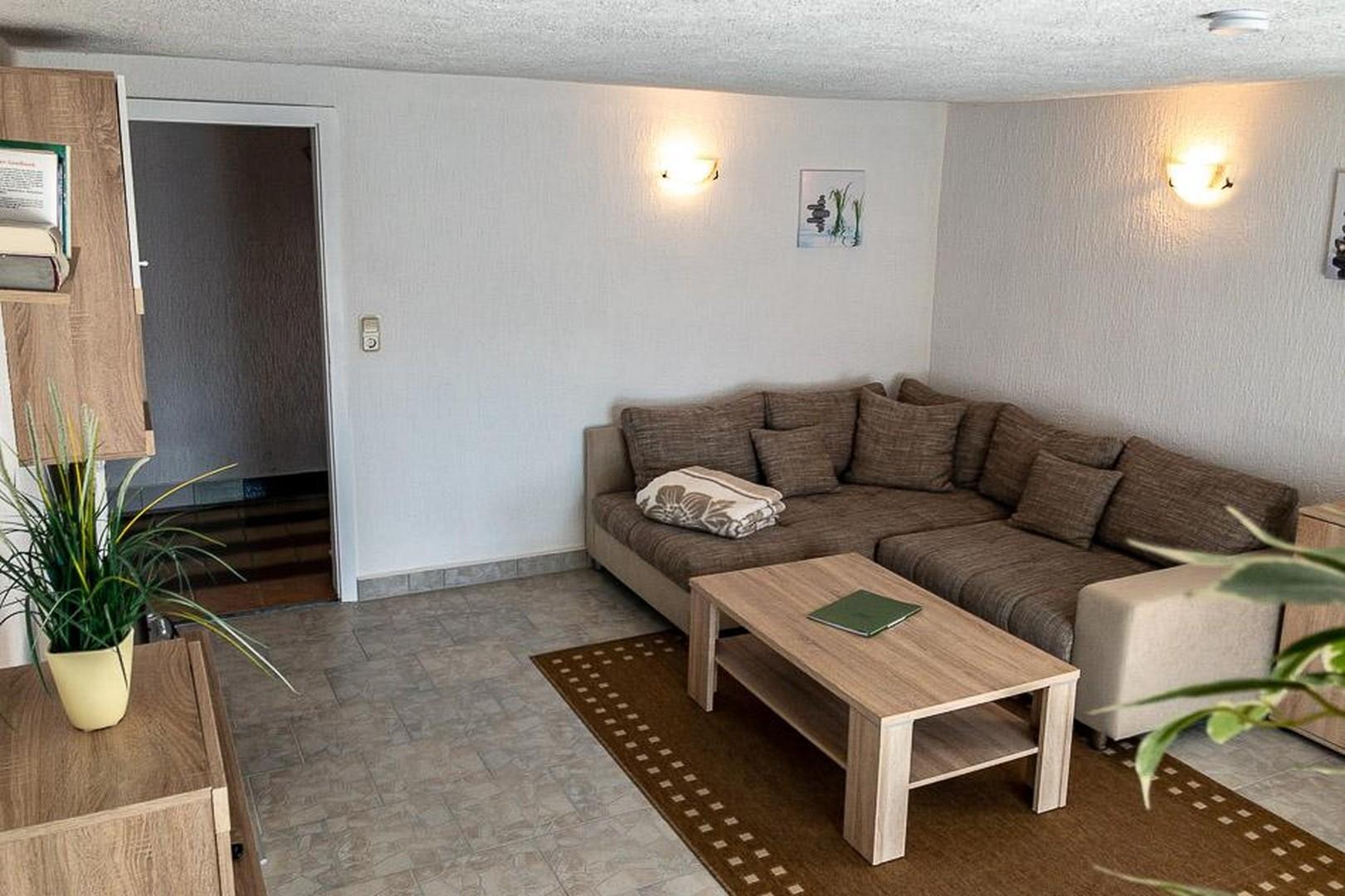 Wohnzimmer FeWo Seestern
