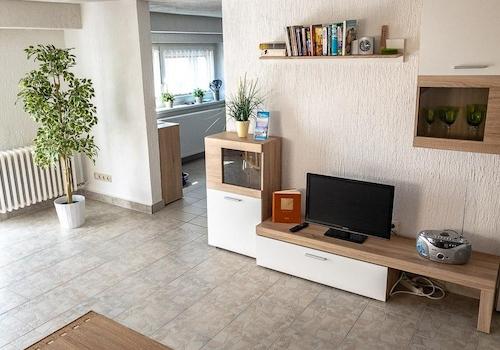 Wohnzimmer FeWo Seestern