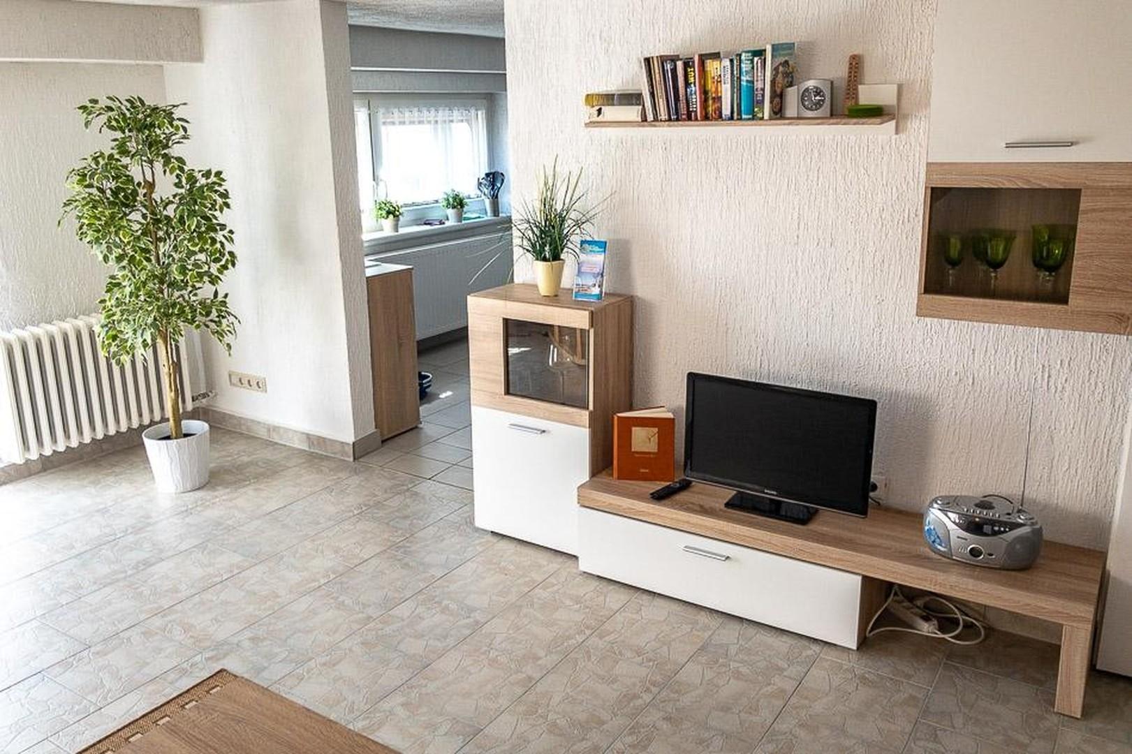 Wohnzimmer FeWo Seestern
