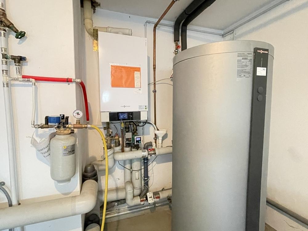 Modernisierte Gasheizung mit WW-Speicher