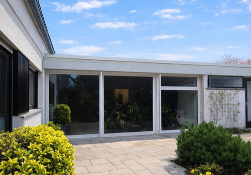 Blick Innenhof auf Panorama-Z.