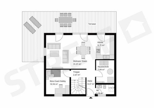 Grundrissvariante EG