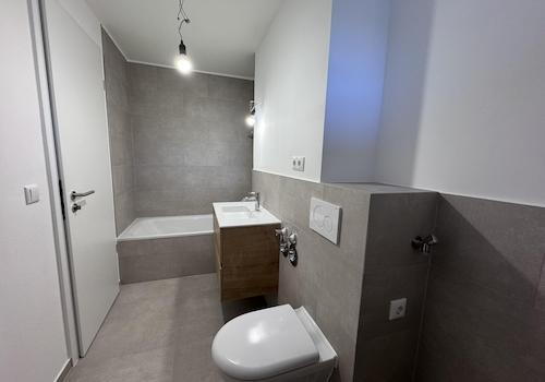 Badewanne und WM-Anschluss