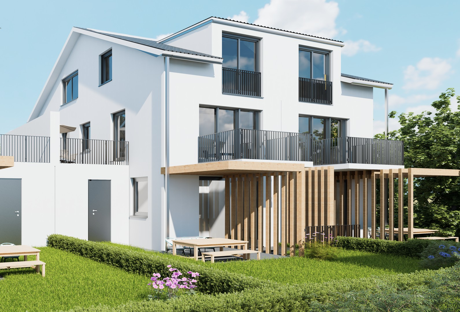 Doppelhaushälften 3 & 4 / West