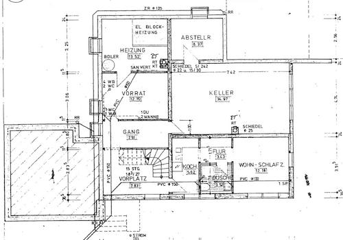 Grundriss Hanggeschoß